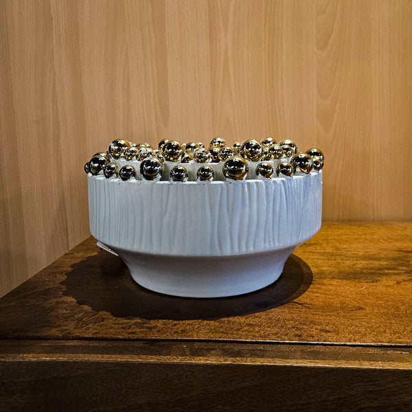 S/3 7/8/10" TAMASI GOLD DOT  BOWLS
