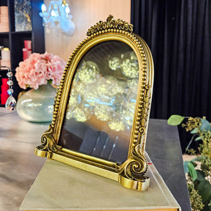 5X7 ORNATE ARCH PHOTO FRAME, GOLD
