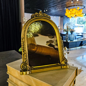 5X7 ORNATE ARCH PHOTO FRAME, GOLD