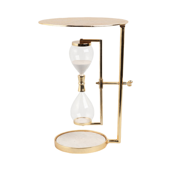 CHENA GOLD HOURGLASS TABLE