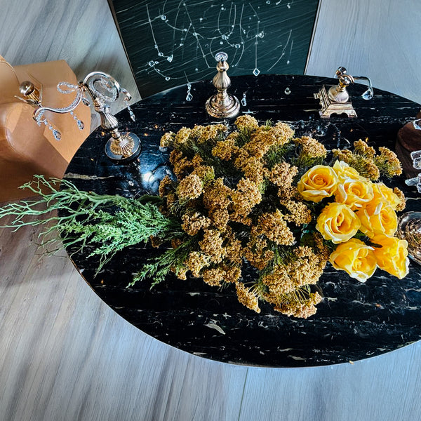 ARREGLO CALIDO DE FLORES AMARILLAS