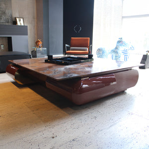 MESA CORAL DE MARMOL